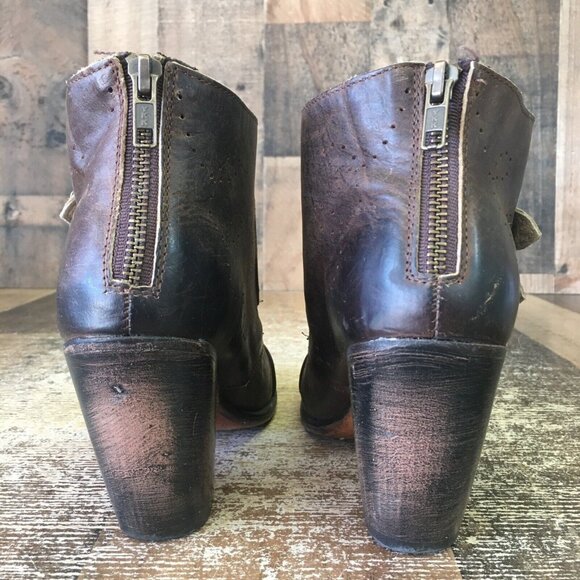 Freebird by Steven Malbc fb-malbc Brown Ankle Boots Booties Womens 7 - Picture 9 of 12
